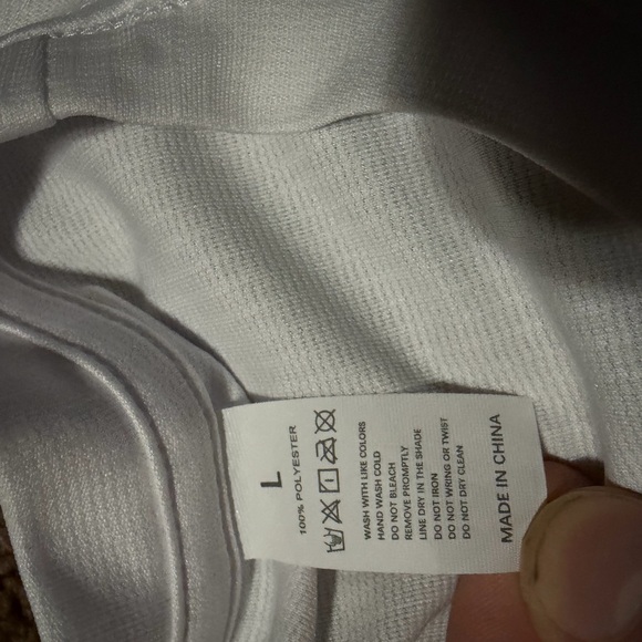 Nike Men's White Short Sleeve Shirt - Picture 2 of 3